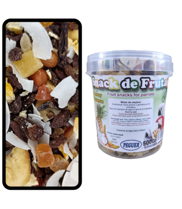 peguer snack de frutas cubo 500 gr