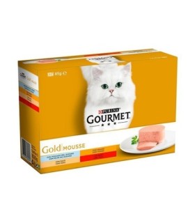 patee gourmet gold mouse surtido 12 lata x85 gr