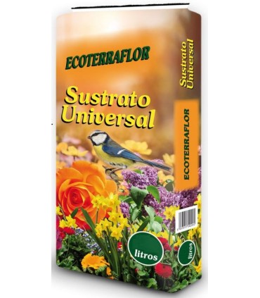 tierra substrato ecoterraflor 20 l