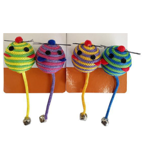 juguete gato 2 uds ccascabel 48227