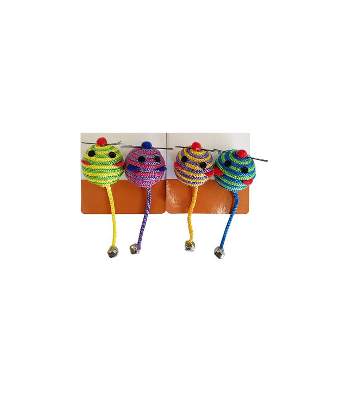 juguete gato 2 uds ccascabel 48227