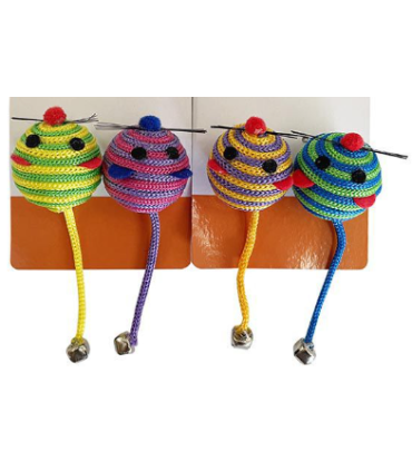 juguete gato 2 uds ccascabel 48227