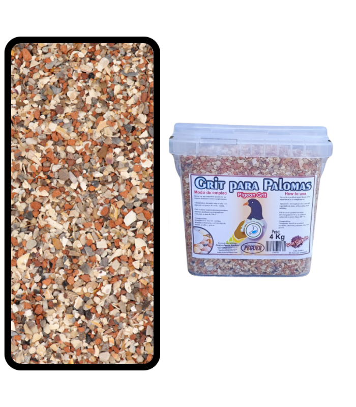 peguer grit palomas bote 4 kg