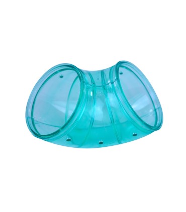 p 52660 tunel hamster acodado 12 cm