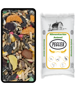 peguer mixthamster y ardillas saco 20 kg