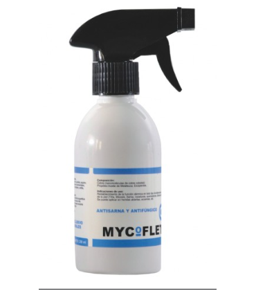 mycoflet 250 ml antisarna y antifungico spray