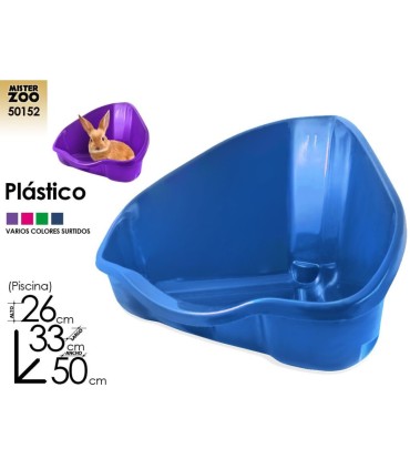 bandeja esquinero higienica roedores 27x27x34 50151