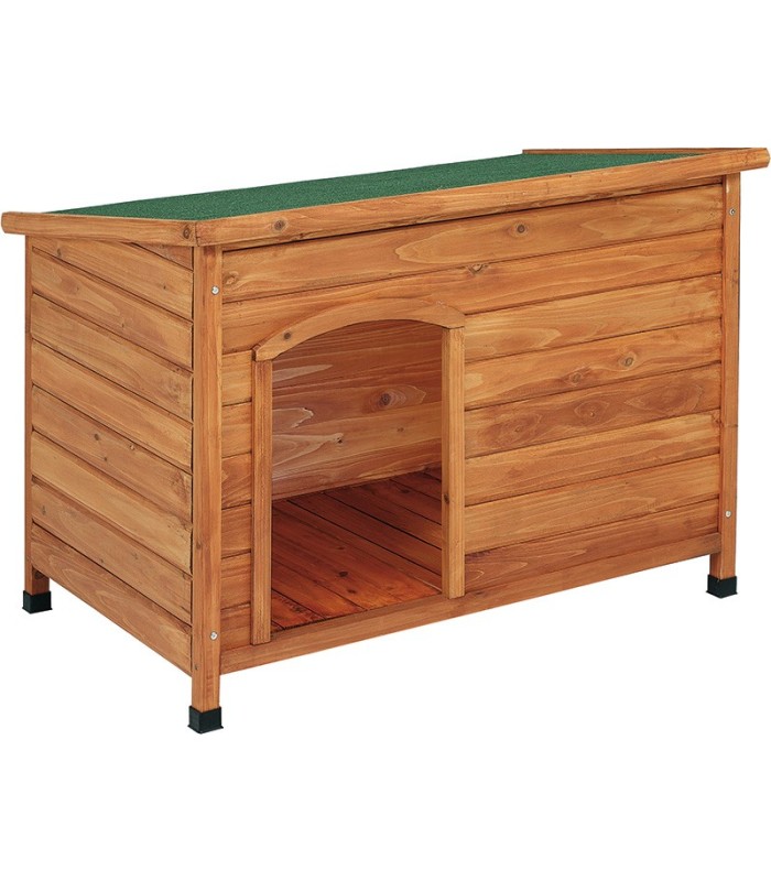 70494 caseta madera techo plano grande