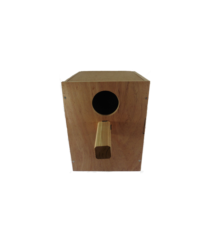 nido madera loro 30x30x40 cpuerta