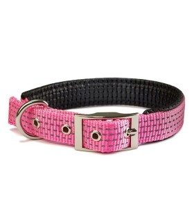collar nylon liso rosa 25x53 17485