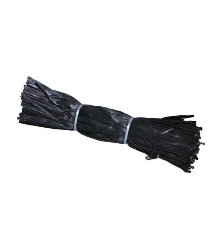 cinta rafia negra 60 cm