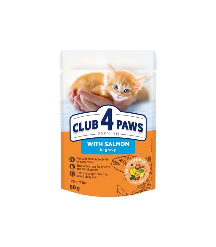 4paws premium humeda gatito 780 salmon salsa 80 gr