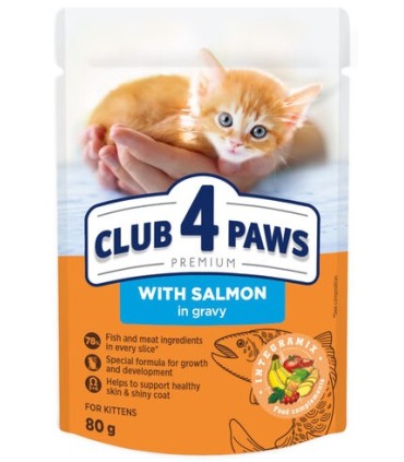 4paws premium humeda gatito 780 salmon salsa 80 gr