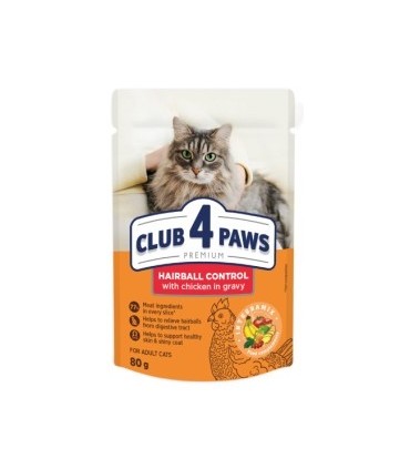 4paws premium humedo gato 778 control bolas de pelo 80gr