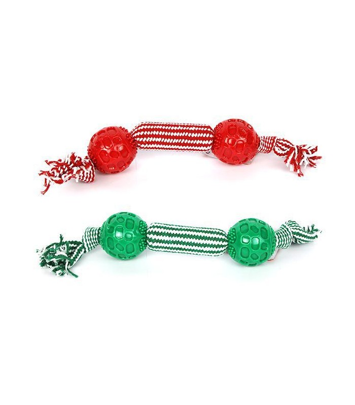 cuerda con pito y pelotas 50397