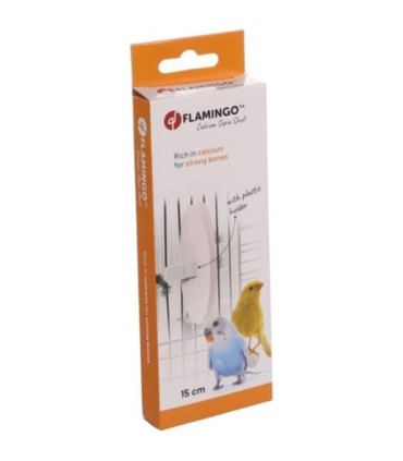 hueso jibia 15 cm flamingo con soporte