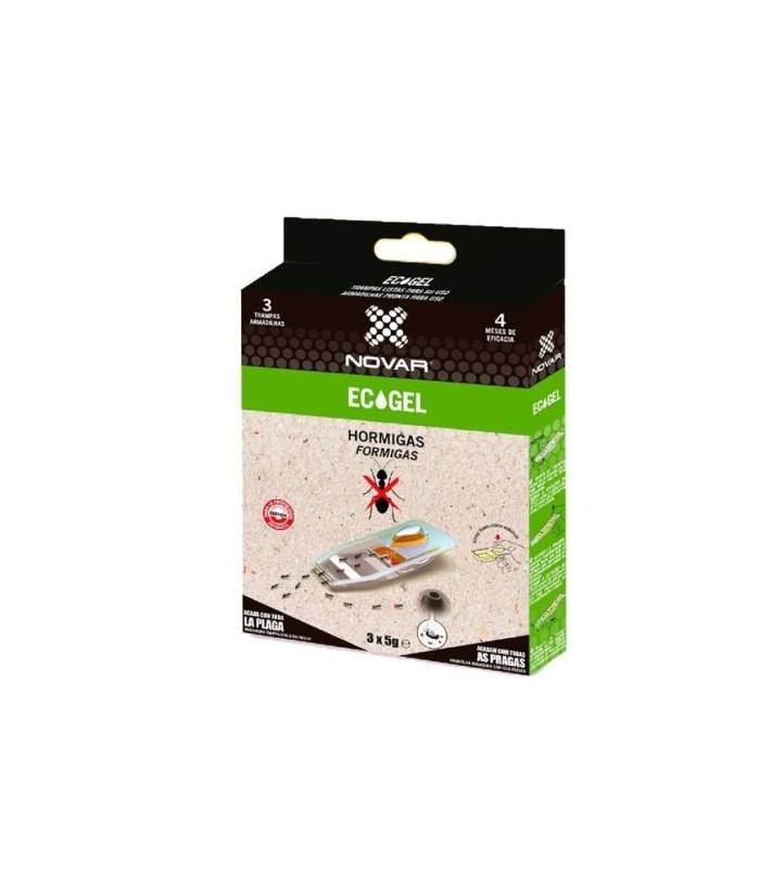 hormigas trampa gel cebo novar 3 uds