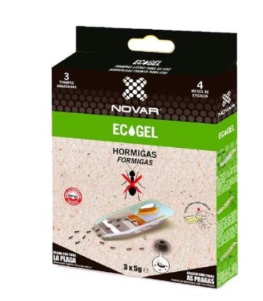 hormigas trampa gel cebo novar 3 uds