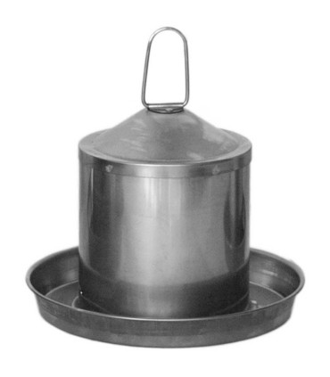 30125 bebedero pollos acero inoxidable 2 lt