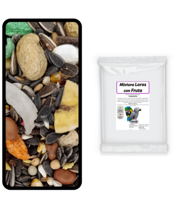 peguer mixtura loros c fruta bolsa 800 gr