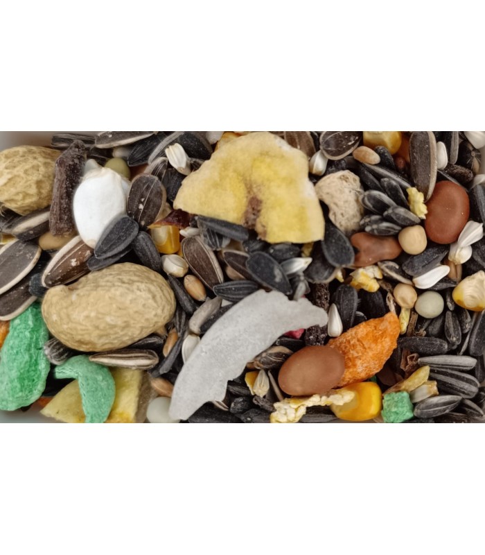 peguer mixtura loros c fruta bolsa 800 gr