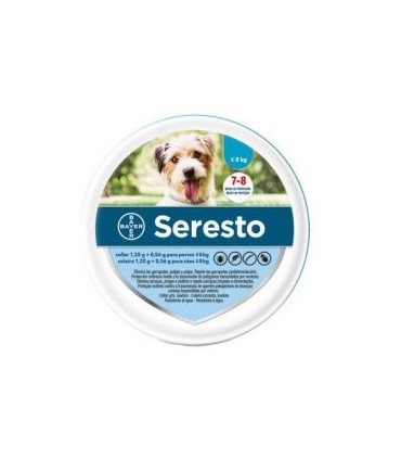 collar perro seresto 8 kg envase clinico