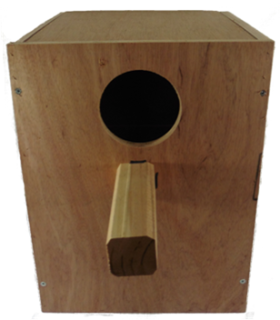 nido madera loro 30x30x40 cpuerta