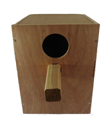 nido madera loro 30x30x40 cpuerta