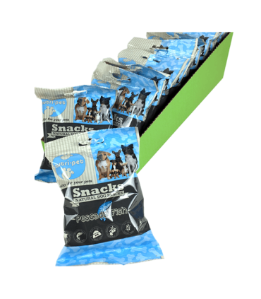snacks natural pescado 100 gr