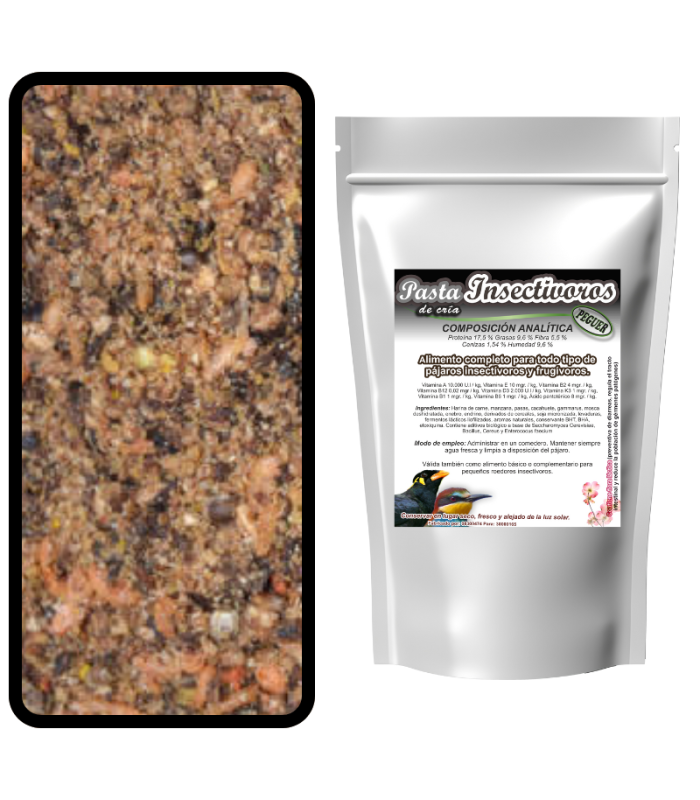 peguer pasta insectivoros bote 5 kg
