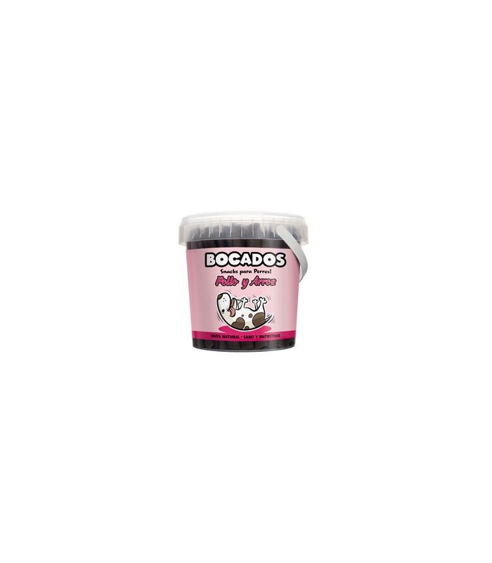 snack bocados pollo y arroz 800 gr