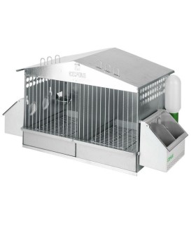 70706 jaula perdiz 2 dept galvanizada