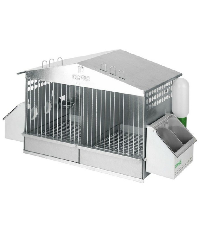 70706 jaula perdiz 2 dept galvanizada