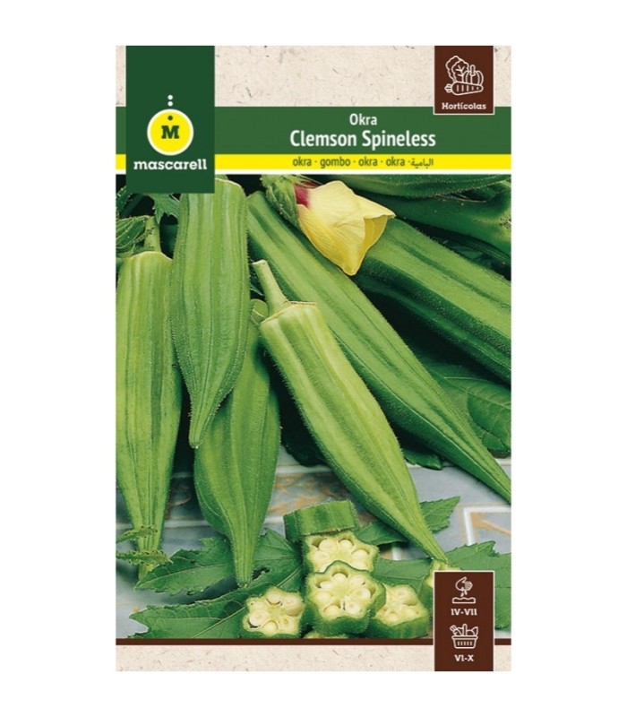 m 41249 sobre semilla okra 8 gr