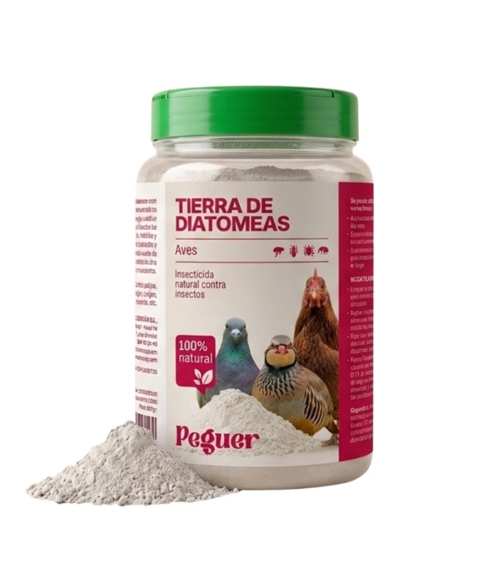 tierra de diatomeas aves bote 600 gr
