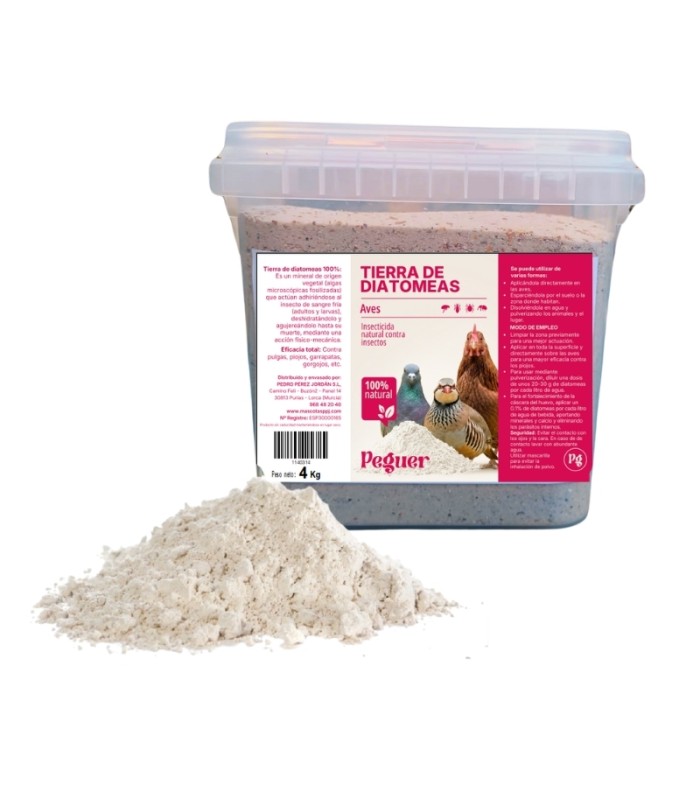 tierra de diatomeas aves bote 4 kg