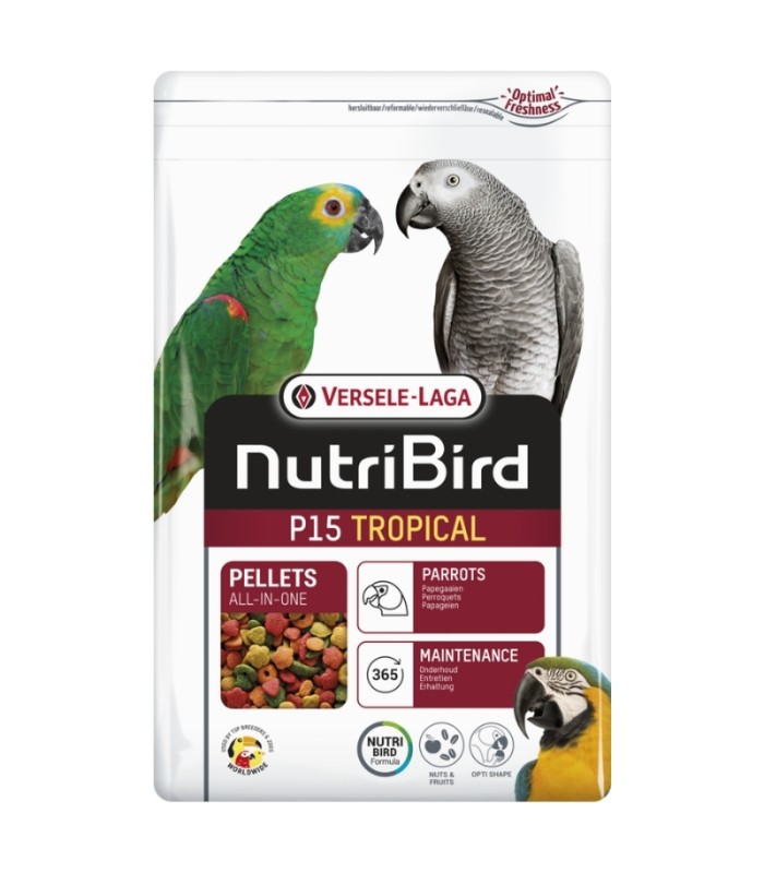 nutribird p 15 tropical mantenimiento 3 kg