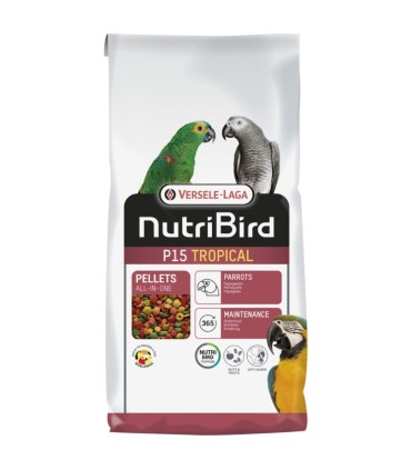 nutribird p 15 tropical mantenimiento 10 kg