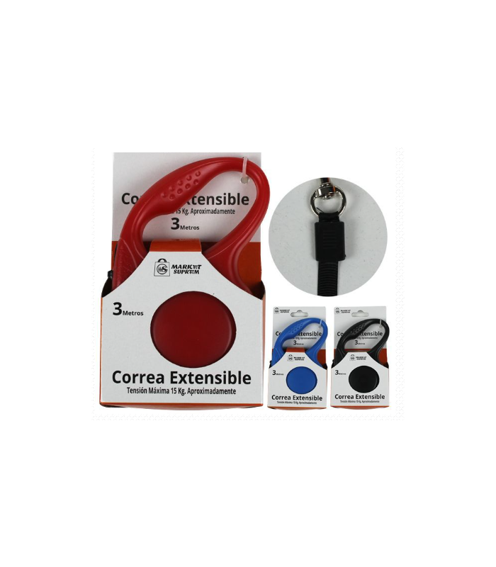 extensible perros cordon 3 mts 15 kg 8709