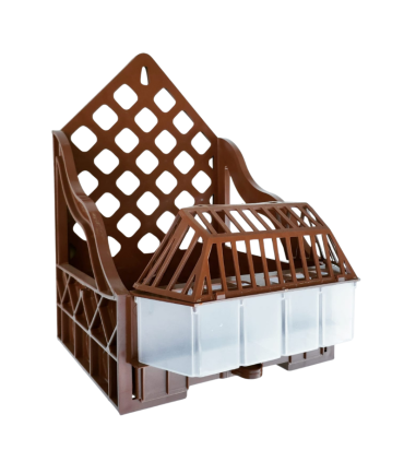 repisa plastico marron