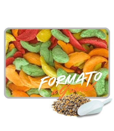 extrusionado cereal forma platano 1 kg