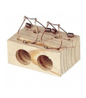 ratonera madera 2 agujeros