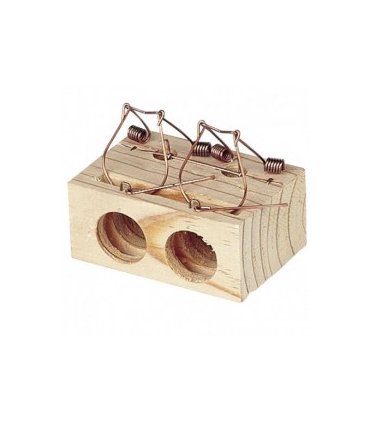 ratonera madera 2 agujeros