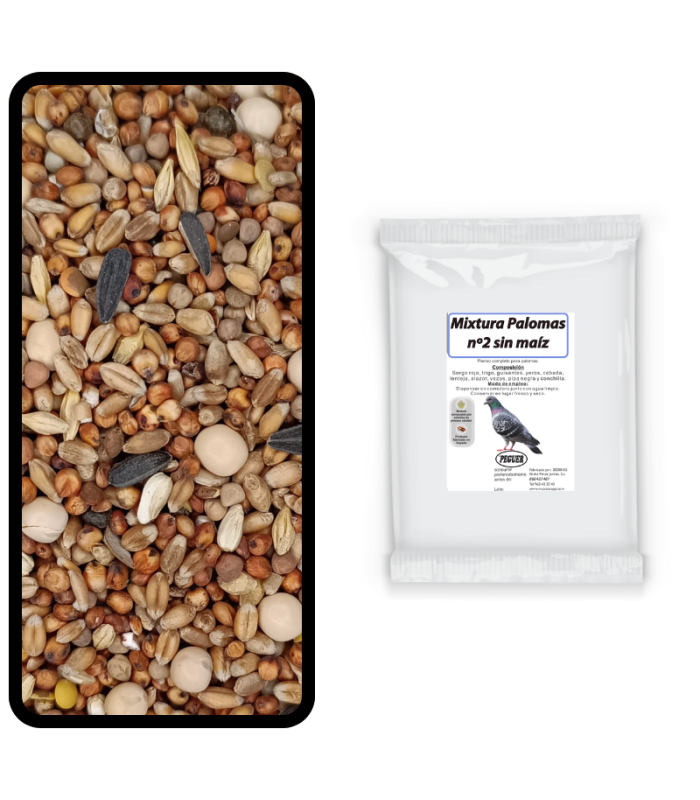peguer mixtpalomas n2 sm bolsa 4 kg