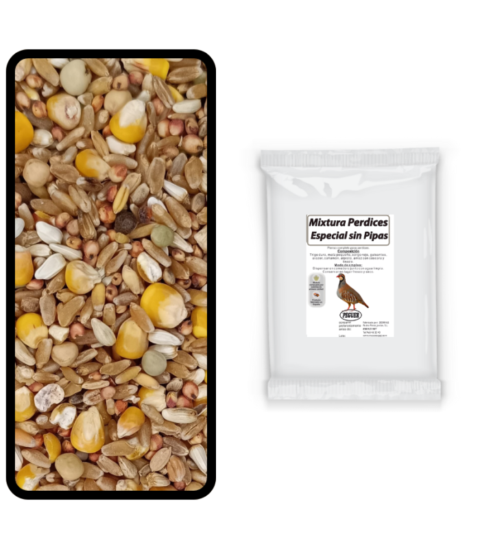 peguer mixtperdices sin pipas bolsa 4 kg